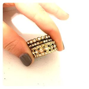 Set of 3 Chico’s rings